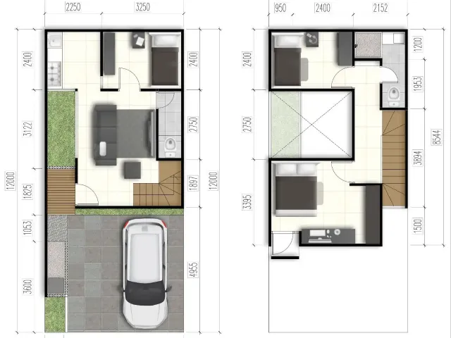 Rumah Cluster Fasilitas Umum 