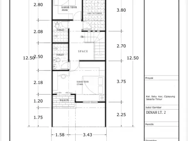 Cipayung, Jakarta Timur, Jakarta, 3 Bedrooms Bedrooms, 0 ,3 BathroomsBathrooms,Rumah Komplek,Rumah Indent,0,3761