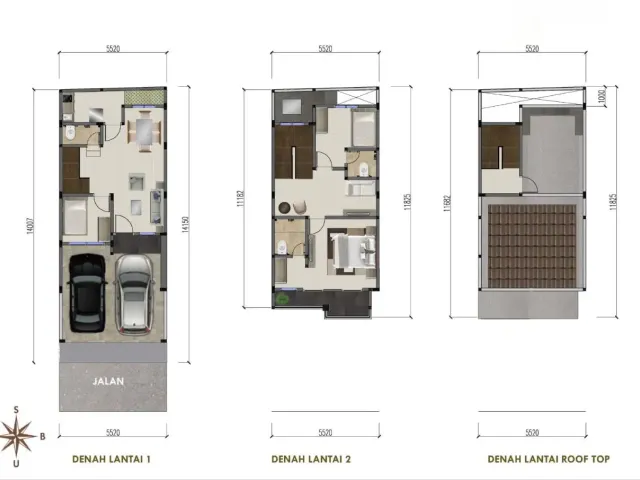 Jagakarsa, Jakarta Selatan, Jakarta, 3 Bedrooms Bedrooms, 0 ,3 BathroomsBathrooms,Rumah Perkampungan,Terjual,0,3876