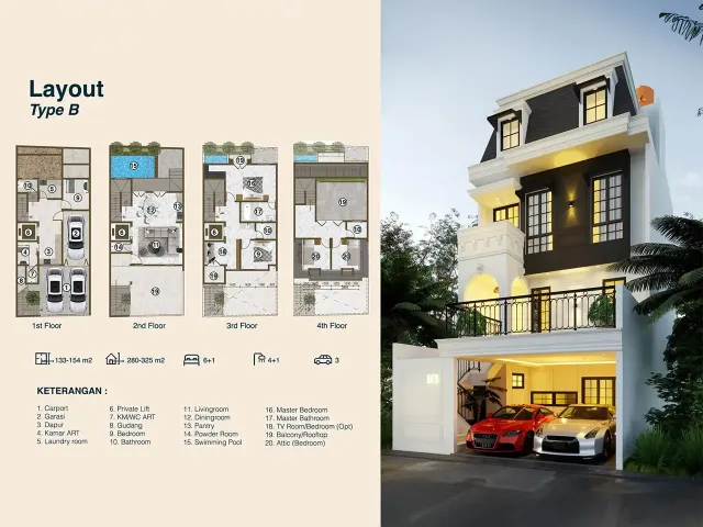 Pasar Minggu, Jakarta Selatan, Jakarta, 6 Bedrooms Bedrooms, 0 ,4 BathroomsBathrooms,Rumah Cluster,Rumah Ready,0,3981