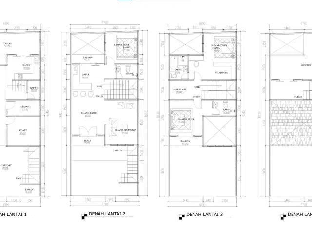 Rumah Rooftop Dekat Avicenna