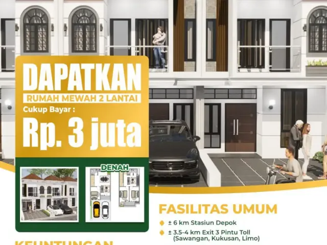 Dijual Rumah Cluster Baru