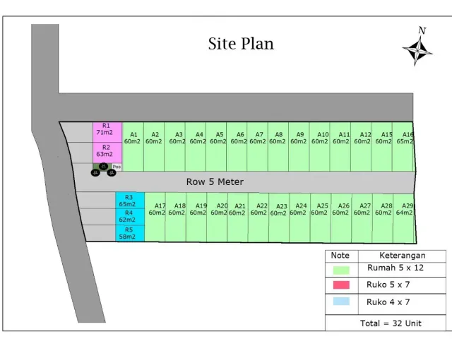 Dijual Rumah Cluster Baru