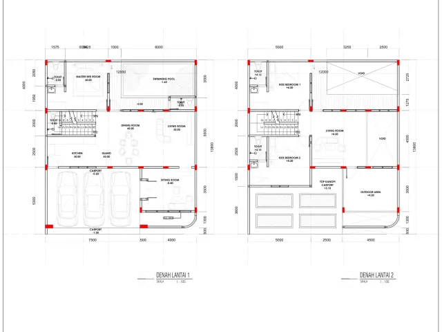 Rumah Private Pool Ragunan