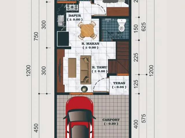 Cipayung, Jakarta Timur, Jakarta, 3 Bedrooms Bedrooms, 0 ,2 BathroomsBathrooms,Rumah Cluster,Rumah Indent,0,4228