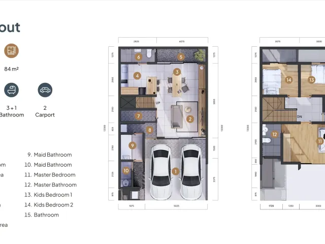 Ciputat Timur, Tangerang Selatan, Banten, 3 Bedrooms Bedrooms, 0 ,3 BathroomsBathrooms,Rumah Cluster,Rumah Ready,0,4255