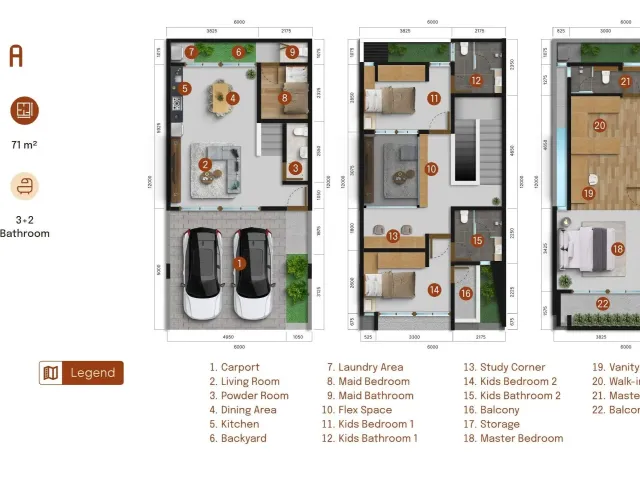 Pasar Minggu, Jakarta Selatan, Jakarta, 3 Bedrooms Bedrooms, 0 ,2 BathroomsBathrooms,Rumah Cluster,Rumah Ready,0,4256