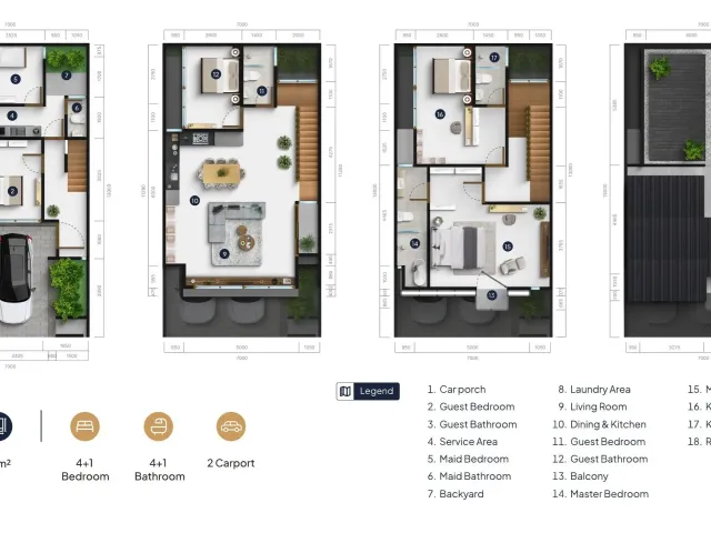 Jakarta Selatan, Jakarta, 4 Bedrooms Bedrooms, 0 ,4 BathroomsBathrooms,Rumah Cluster,Rumah Ready,0,4259