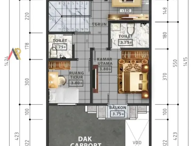 Cipayung, Jakarta Timur, Jakarta, 3 Bedrooms Bedrooms, 0 ,3 BathroomsBathrooms,Rumah Cluster,Rumah Indent,0,4263