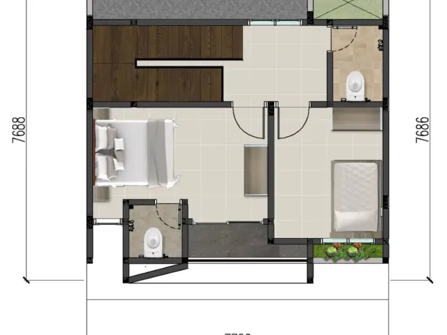 Jagakarsa, Jakarta Selatan, Jakarta, 3 Bedrooms Bedrooms, 0 ,3 BathroomsBathrooms,Rumah Cluster,Rumah Indent,0,4269