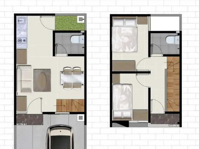 Cimanggis, Depok, Jawa Barat, 2 Bedrooms Bedrooms, 0 ,2 BathroomsBathrooms,Rumah Cluster,Rumah Indent,0,4276