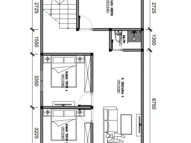 Jagakarsa, Jakarta Selatan, Jakarta, 5 Bedrooms Bedrooms, 0 ,3 BathroomsBathrooms,Rumah Perkampungan,Rumah Indent,0,4279