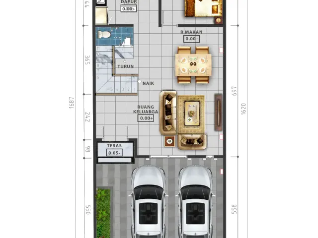 Cipayung, Jakarta Timur, Jakarta, 3 Bedrooms Bedrooms, 0 ,3 BathroomsBathrooms,Rumah Cluster,Rumah Ready,0,4286